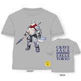 CRAVE SAGA× EAGLE TOKYO T-SHIRTS ハクマ