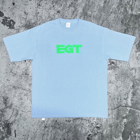 EGT LOGO TEE ACID BLUE