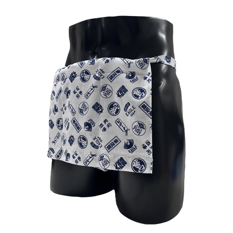 EAGLE FUNDOSHI ECCHU KAMON WHITE NAVY