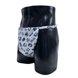 EAGLE FUNDOSHI ROKUSHAKU KAMON WHITE NAVY