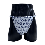 EAGLE FUNDOSHI ROKUSHAKU KAMON WHITE NAVY