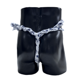 EAGLE FUNDOSHI ROKUSHAKU KAMON WHITE NAVY