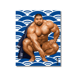 EAGLETOKYO BLUE JIRAIYA CANVAS ART